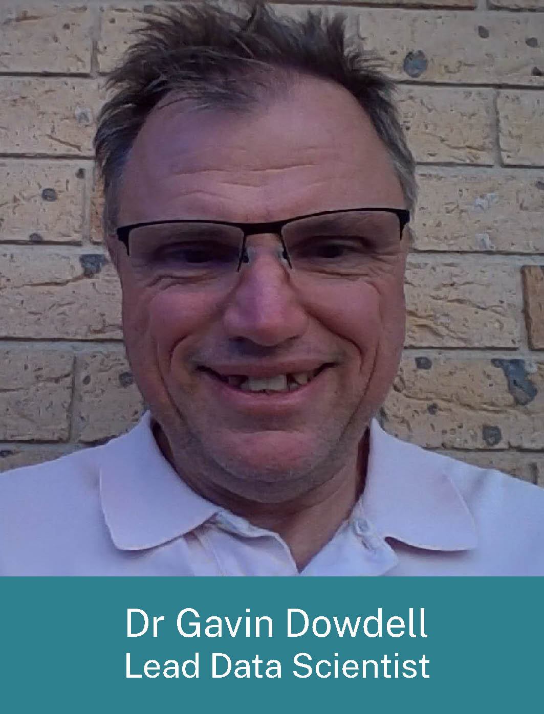 Gavin Dowell, Lead Data Scientist