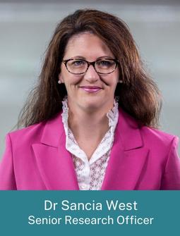 Sancia West, Senior Research Officer, Centre for Work Health and Safety